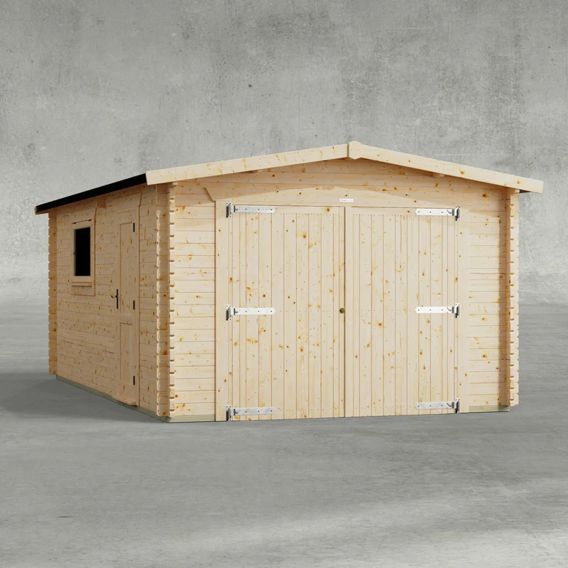 Apex Log Cabin Garage