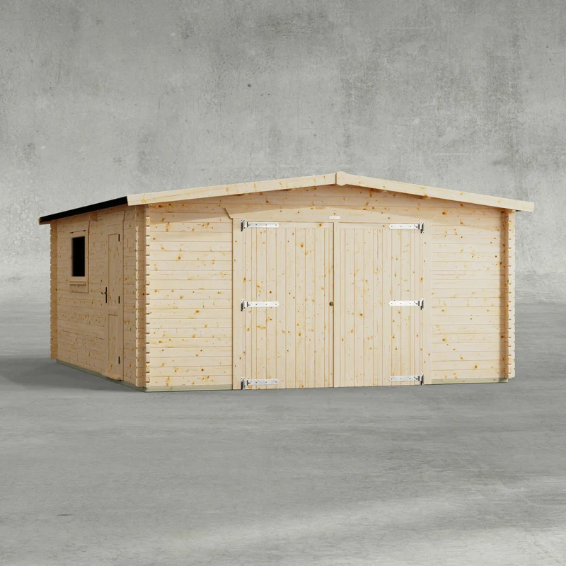 Apex Log Cabin Garage
