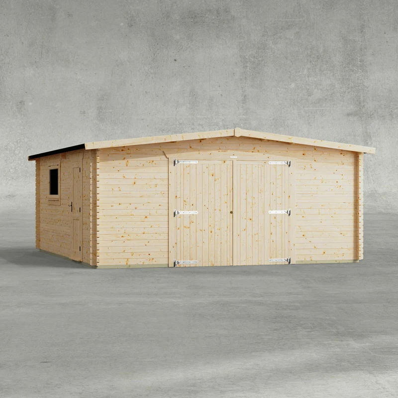 Apex Log Cabin Garage