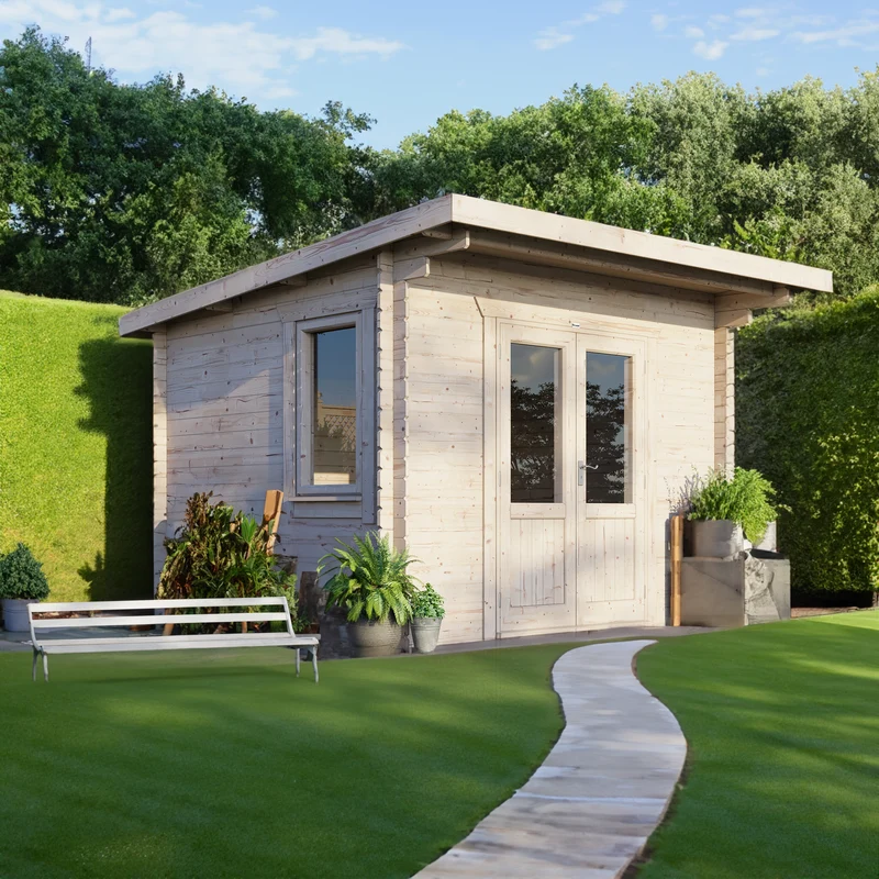 Pent Classic Log Cabin