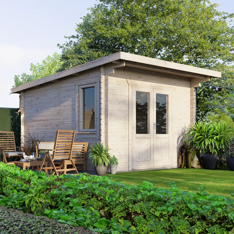 Pent Classic Log Cabin