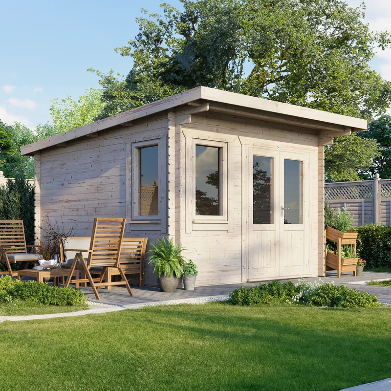 Pent Classic Log Cabin