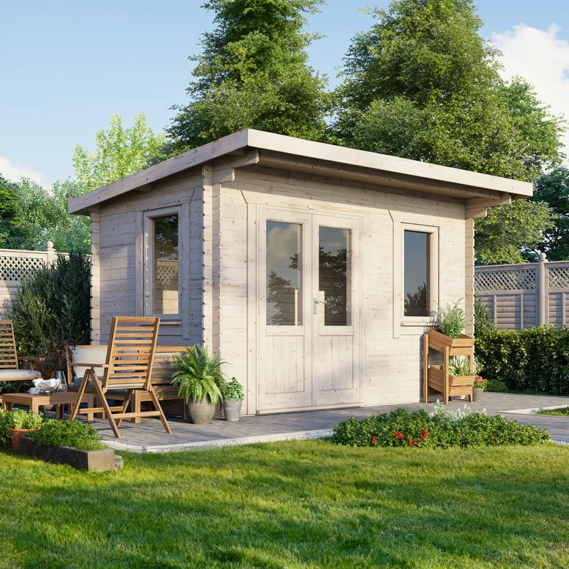Pent Classic Log Cabin
