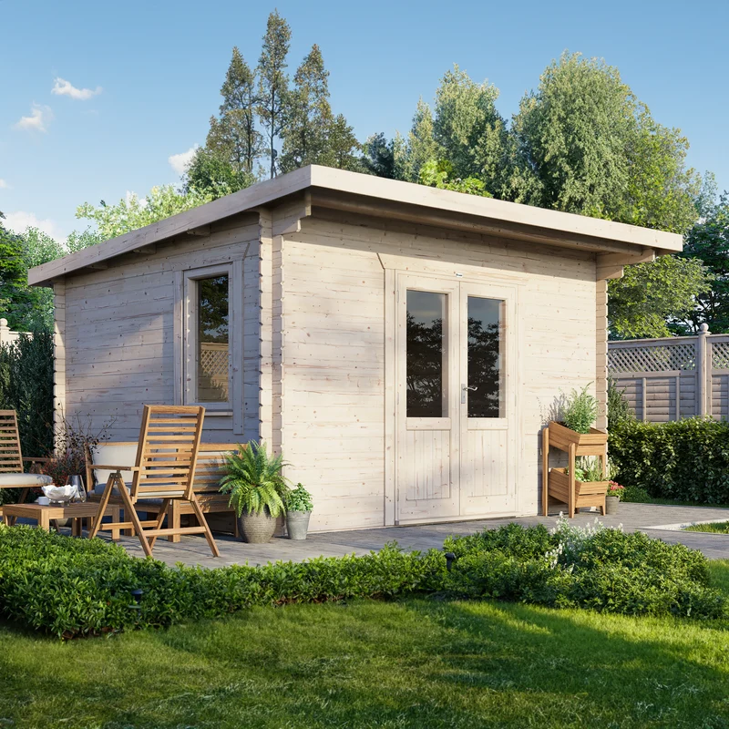 Pent Classic Log Cabin
