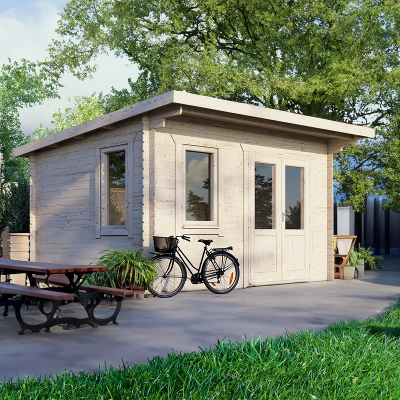 Pent Classic Log Cabin