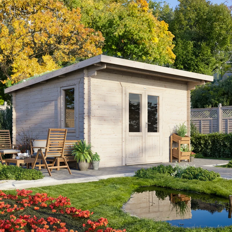 Pent Classic Log Cabin
