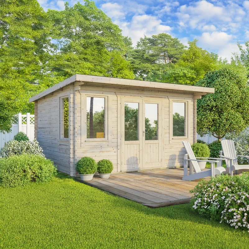 Pent Classic Log Cabin