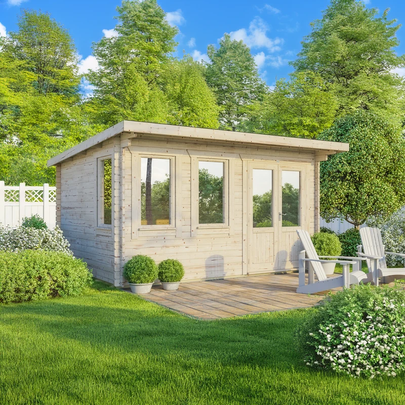 Pent Classic Log Cabin