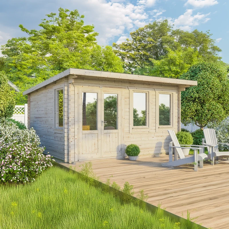 Pent Classic Log Cabin