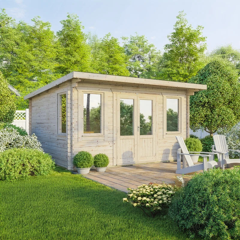 Pent Classic Log Cabin