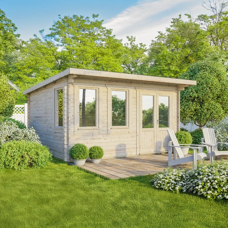 Pent Classic Log Cabin