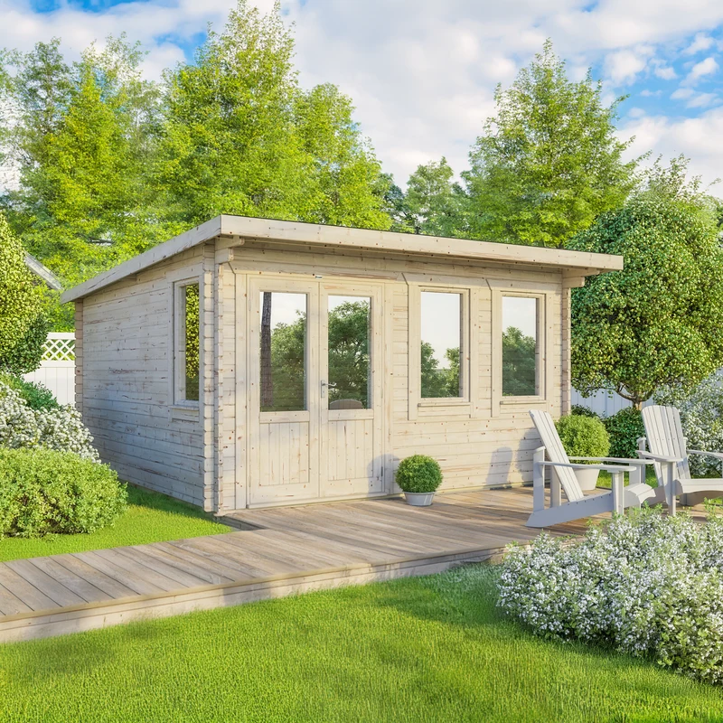 Pent Classic Log Cabin
