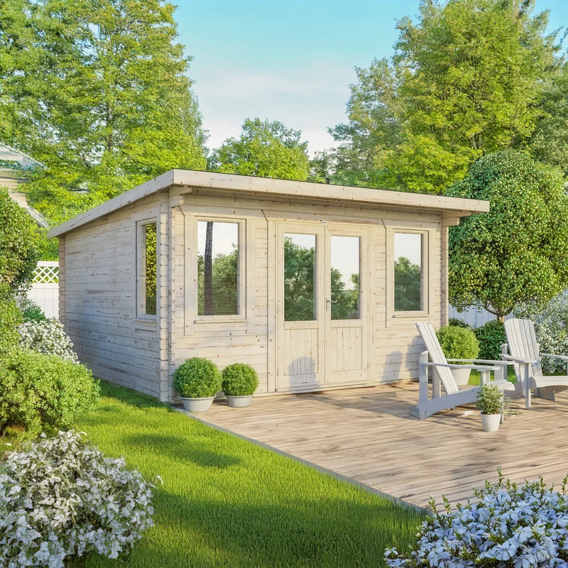 Pent Classic Log Cabin
