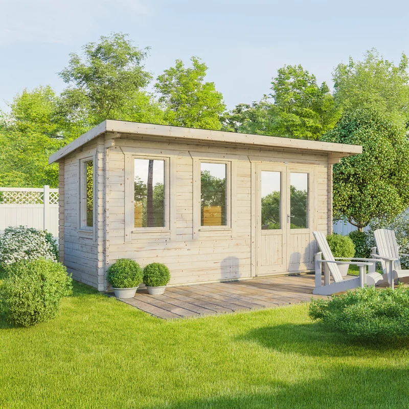 Pent Classic Log Cabin