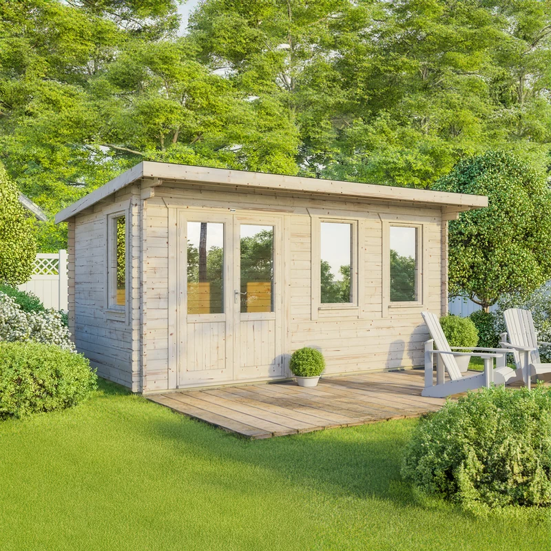 Pent Classic Log Cabin
