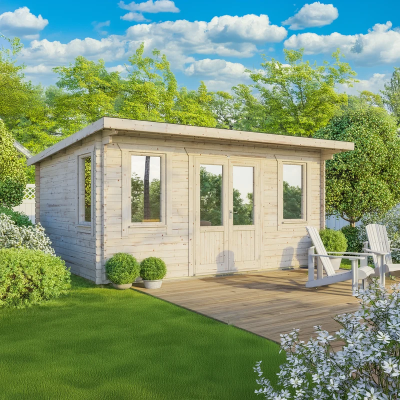 Pent Classic Log Cabin