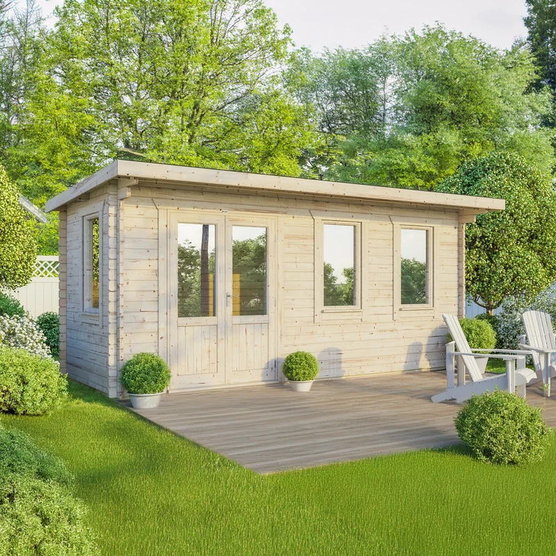 Pent Classic Log Cabin