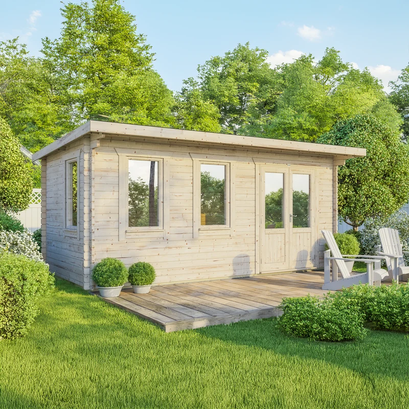 Pent Classic Log Cabin