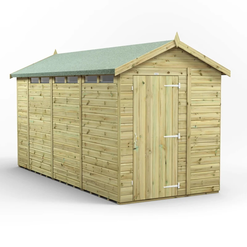 Premium Apex Security Shed
