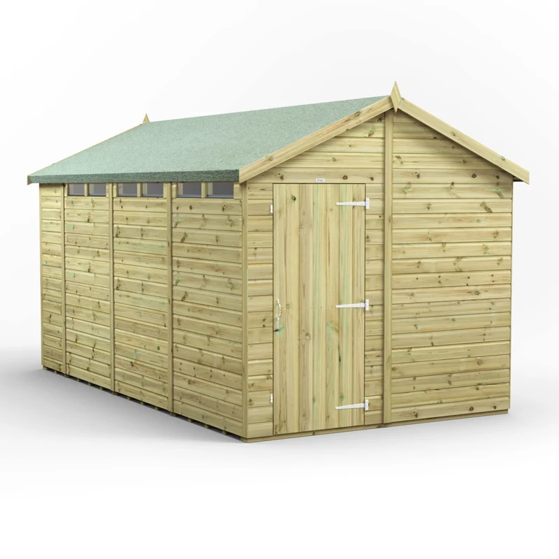 Premium Apex Security Shed