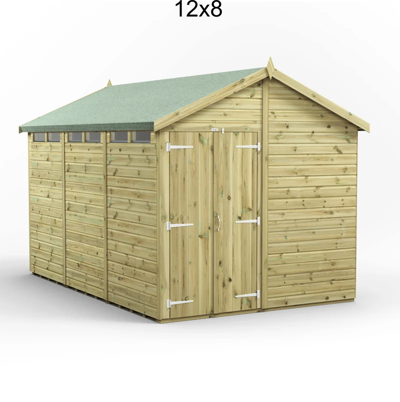 Premium Apex Security Shed
