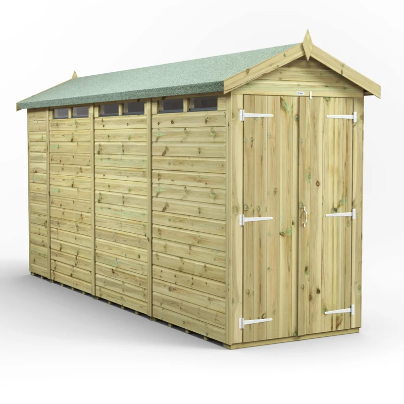 Premium Apex Security Shed