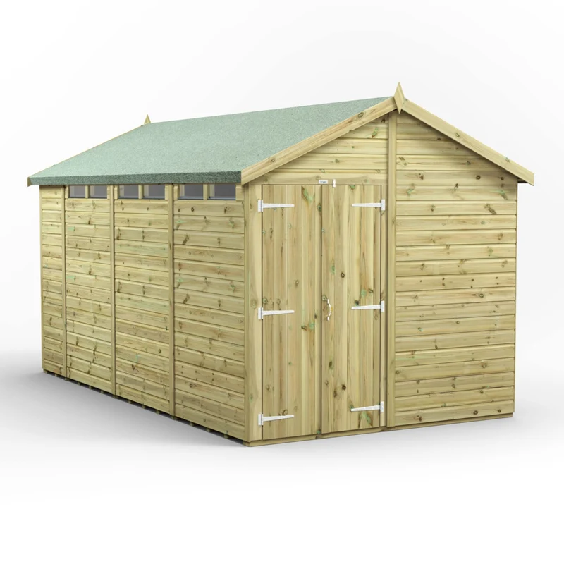Premium Apex Security Shed