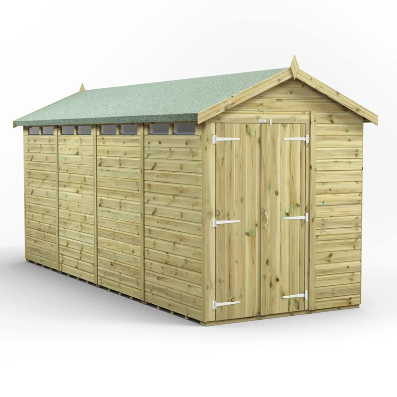 Premium Apex Security Shed