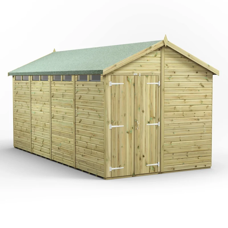 Premium Apex Security Shed