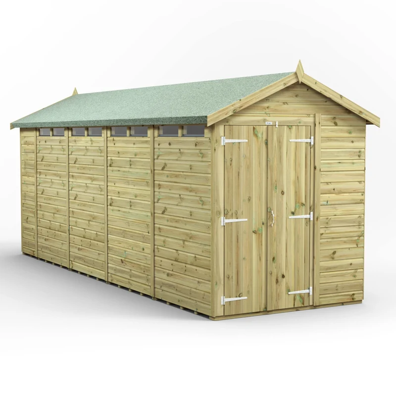 Premium Apex Security Shed