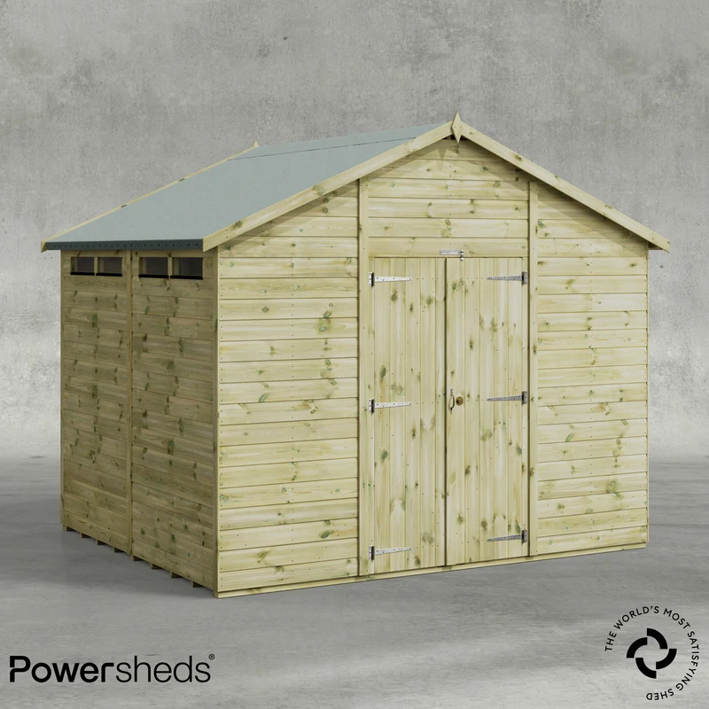 Premium Apex Security Shed