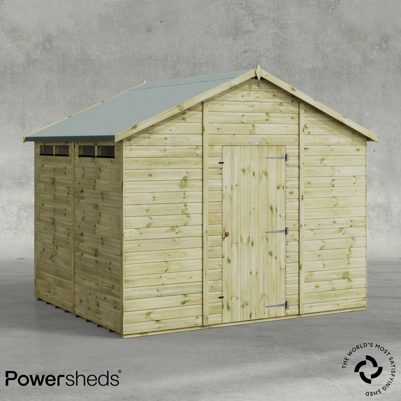 Premium Apex Security Shed
