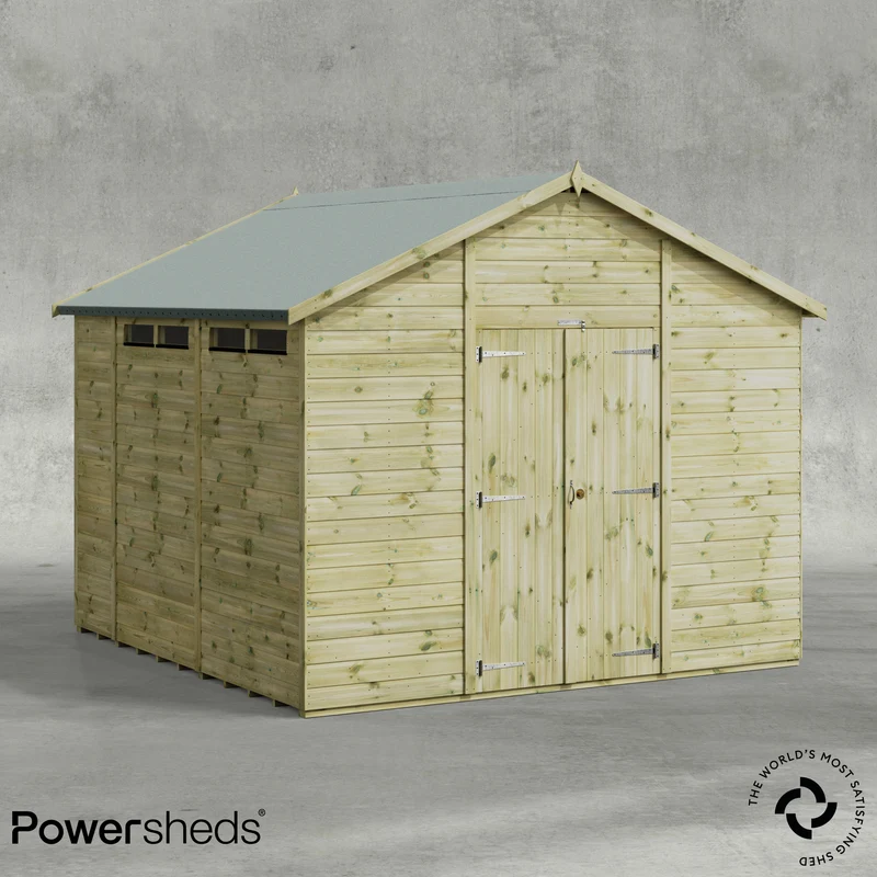 Premium Apex Security Shed