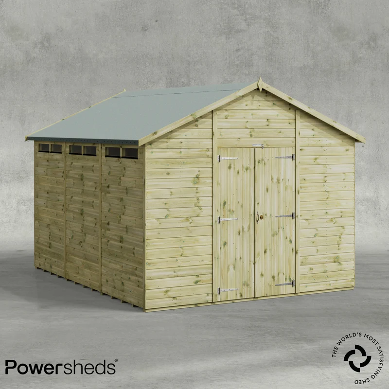 Premium Apex Security Shed