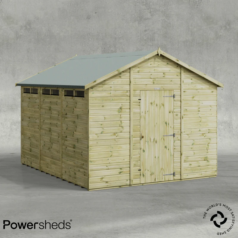 Premium Apex Security Shed