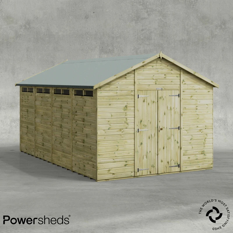 Premium Apex Security Shed