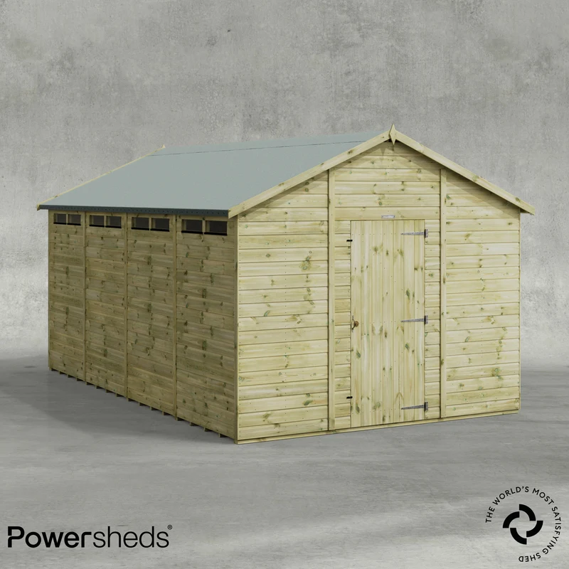 Premium Apex Security Shed