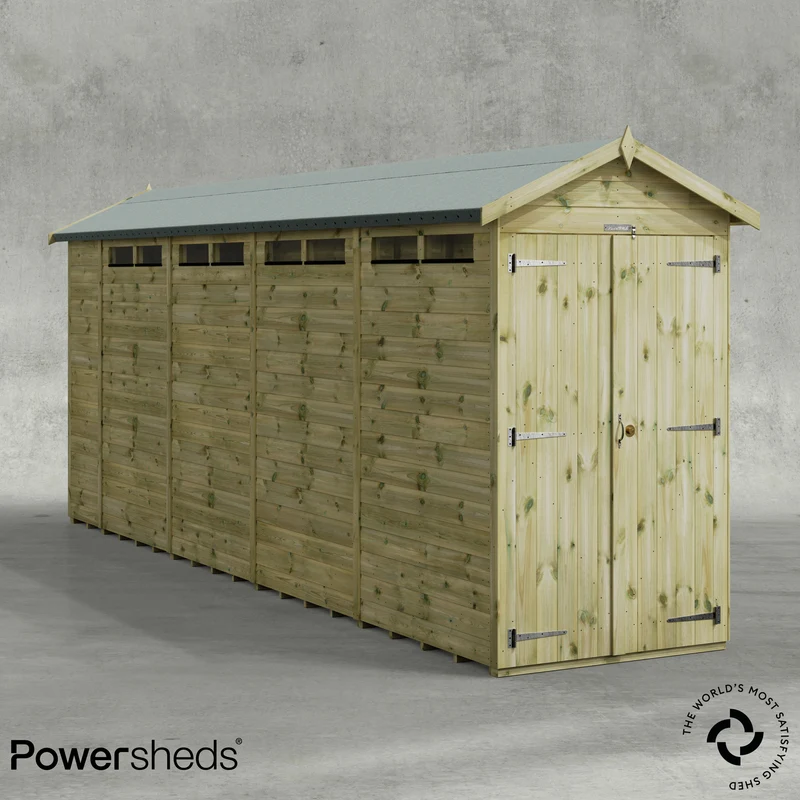 Premium Apex Security Shed