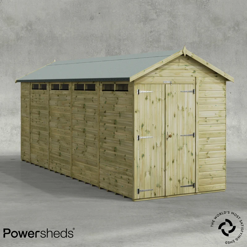 Premium Apex Security Shed