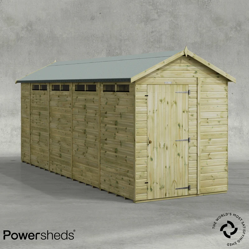 Premium Apex Security Shed