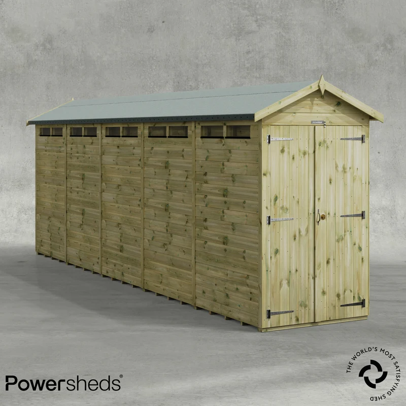 Premium Apex Security Shed