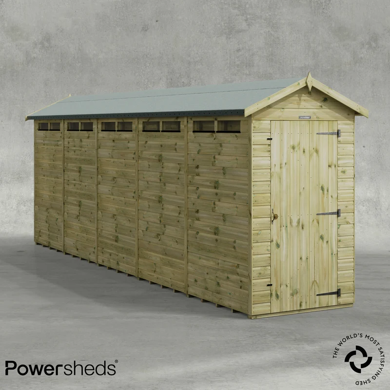 Premium Apex Security Shed