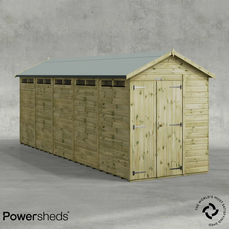 Premium Apex Security Shed