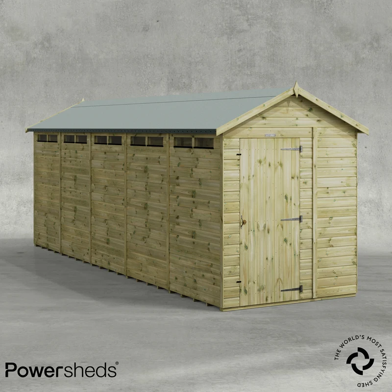 Premium Apex Security Shed