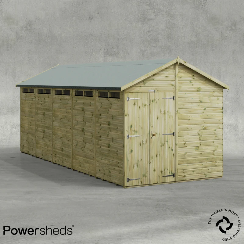 Premium Apex Security Shed