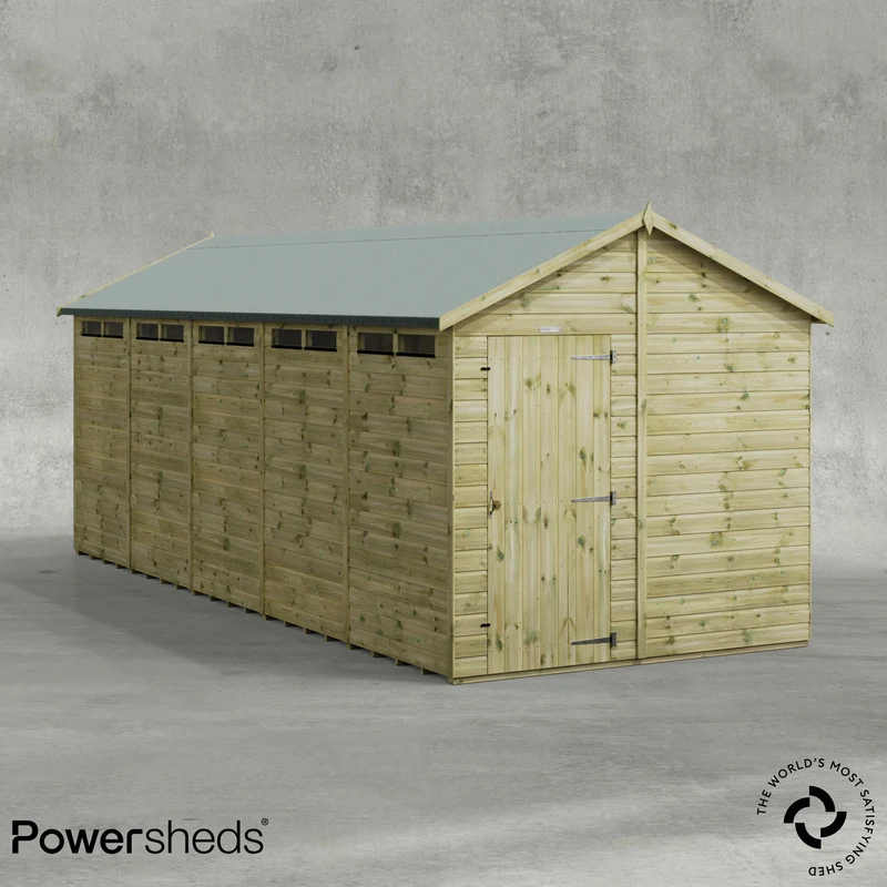Premium Apex Security Shed