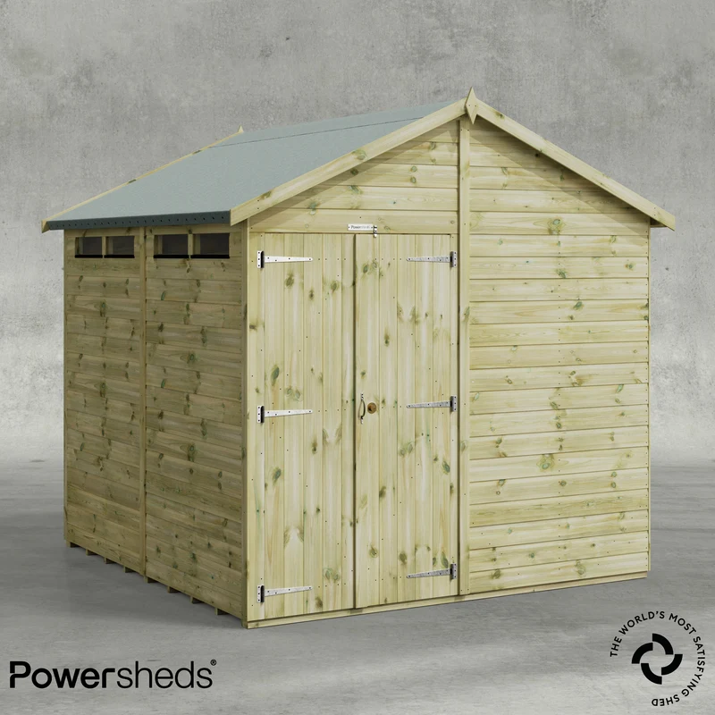Premium Apex Security Shed