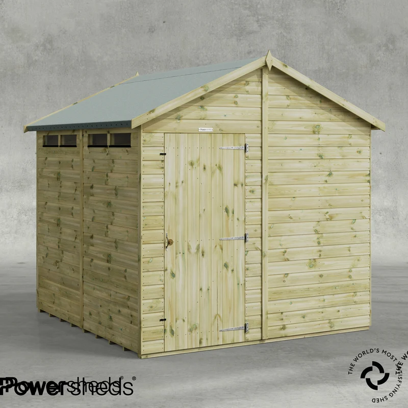 Premium Apex Security Shed