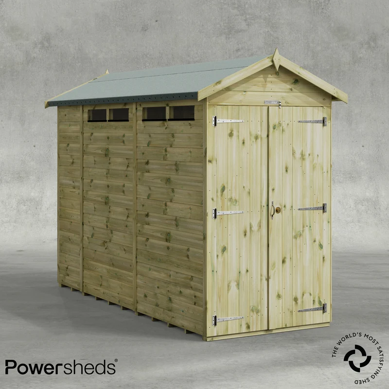 Premium Apex Security Shed