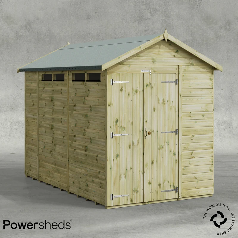 Premium Apex Security Shed